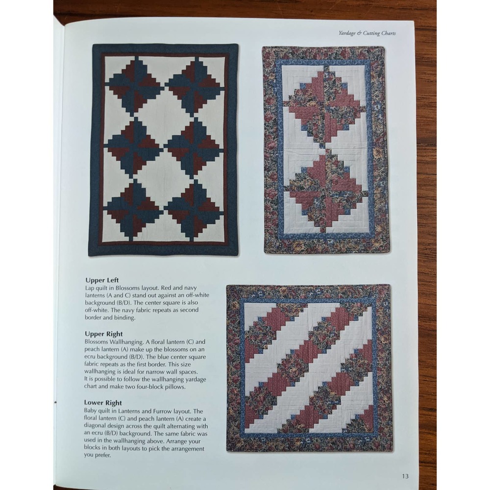 Courthouse Steps Quilt Pattern Book - Picture 3 of 5